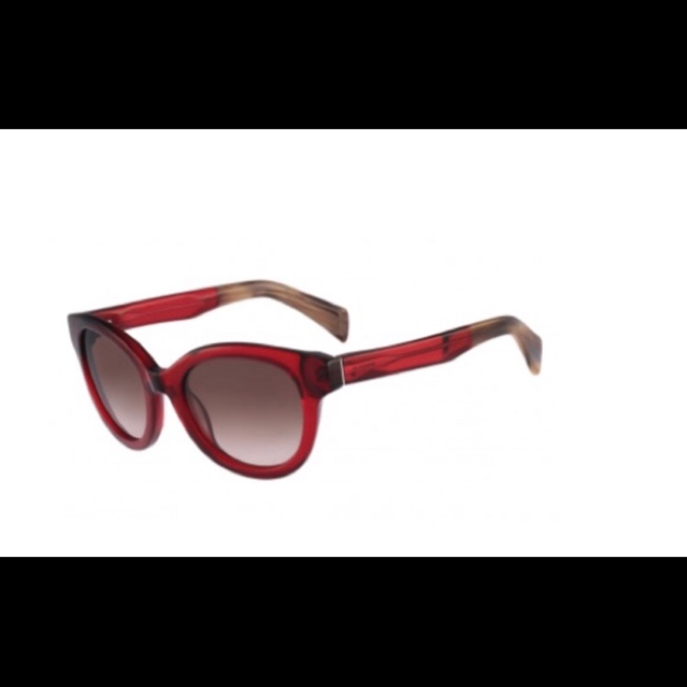 Jill Sander Red Sunglasses